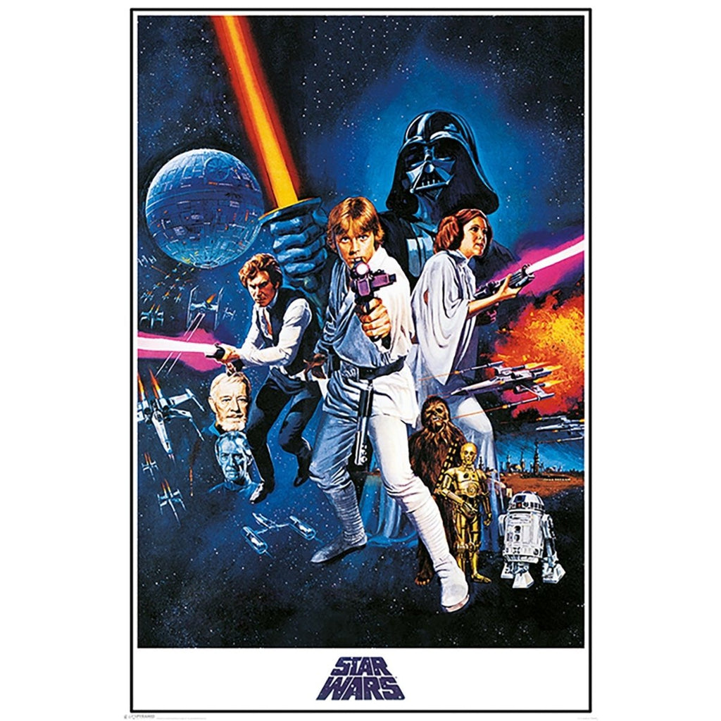 Star Wars (A New Hope - One Sheet) 61x91.5cm Maxi Poster - Inspire Newquay