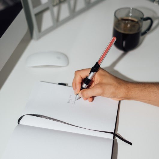 Star Wars Darth Vader A5 Premium Notebook With Lightsaber Pen - Inspire Newquay