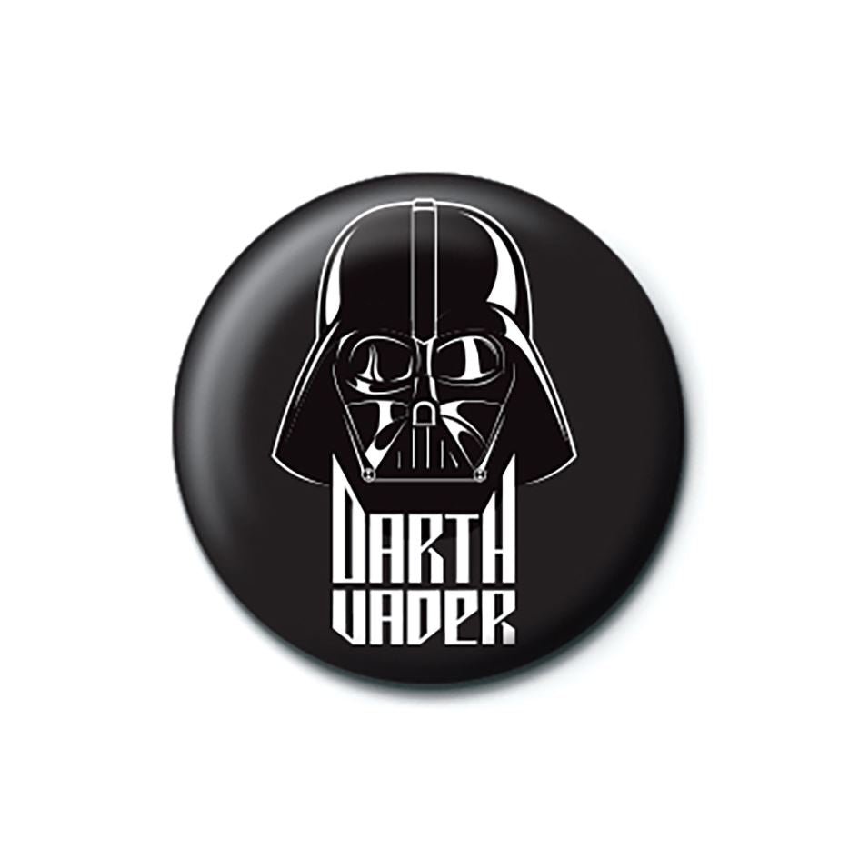 Star Wars (Darth Vader Black) Pinbadge - Inspire Newquay
