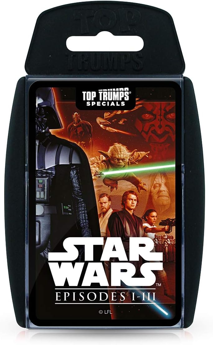 Star Wars Episodes 1-3 Top Trumps Card Game - Inspire Newquay