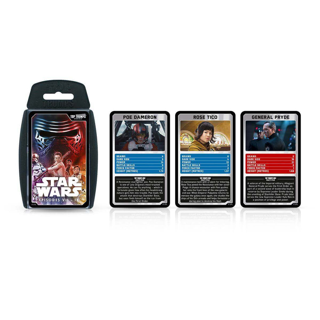 Star Wars Episodes 7 - 9 Top Trumps Card Game - Inspire Newquay