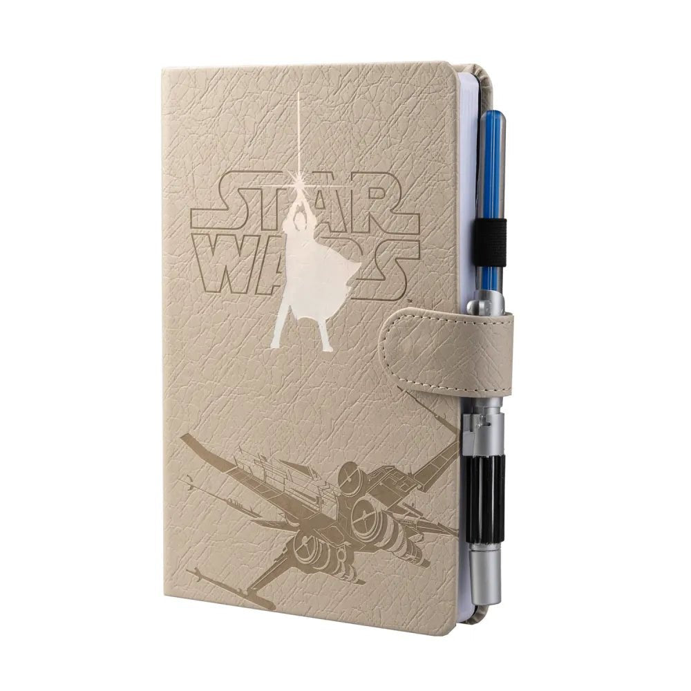 Star Wars Luke Skywalker A5 Premium Notebook With Lightsaber Pen - Inspire Newquay