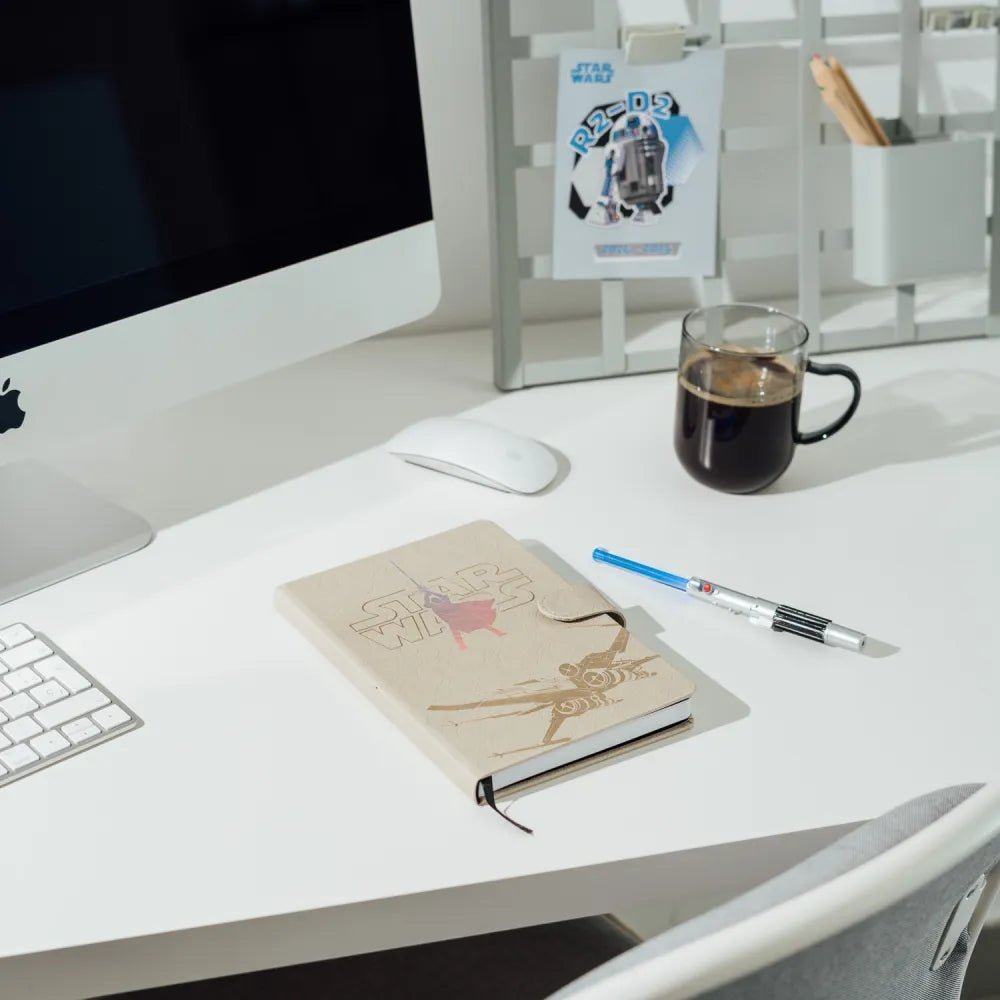 Star Wars Luke Skywalker A5 Premium Notebook With Lightsaber Pen - Inspire Newquay