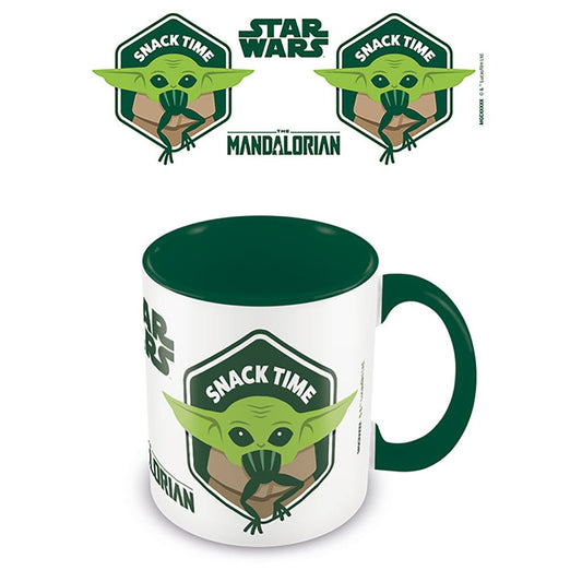 Star Wars: The Mandalorian (Snack Time) Green Coloured Inner Mug - Inspire Newquay