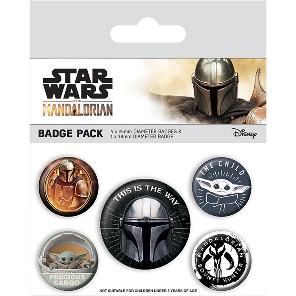Star Wars: The Mandalorian (This Is The Way) Badge Pack - Inspire Newquay