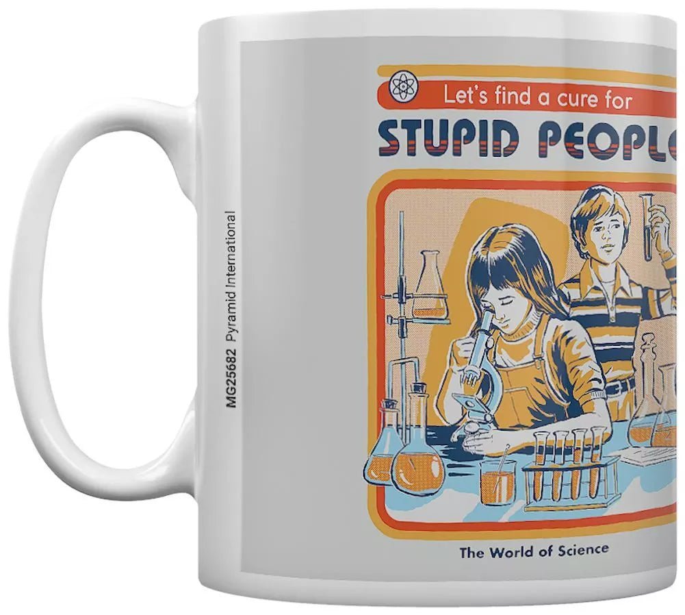 Steven Rhodes (Let's Find A Cure For Stupid People) Coffee Mug - Inspire Newquay