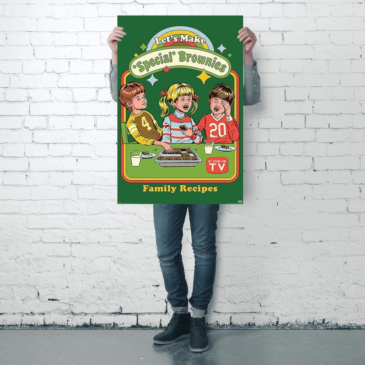 Steven Rhodes (Lets Make Special Brownies) 61 X 91.5cm Maxi Poster - Inspire Newquay