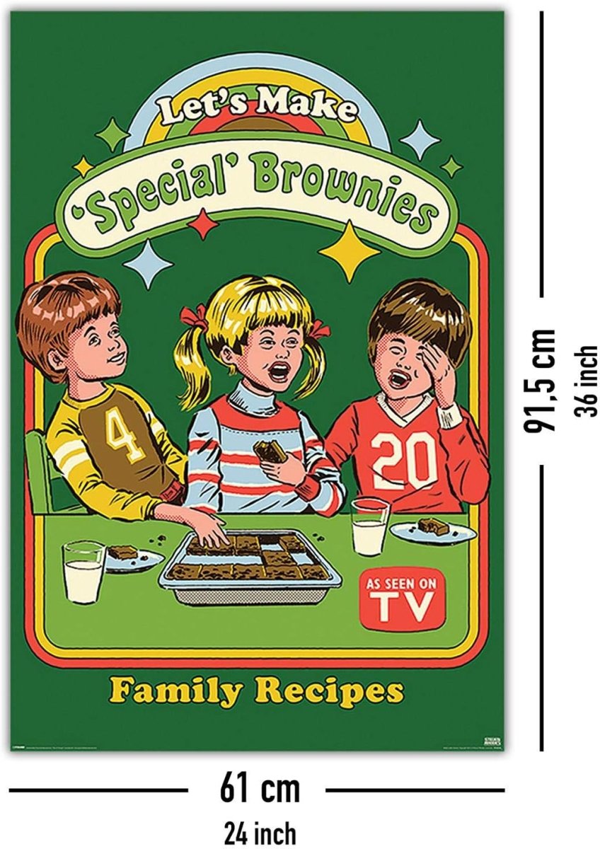 Steven Rhodes (Lets Make Special Brownies) 61 X 91.5cm Maxi Poster - Inspire Newquay