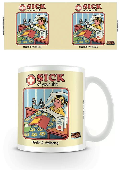 Steven Rhodes: Sick of Your Shit Mug - Inspire Newquay