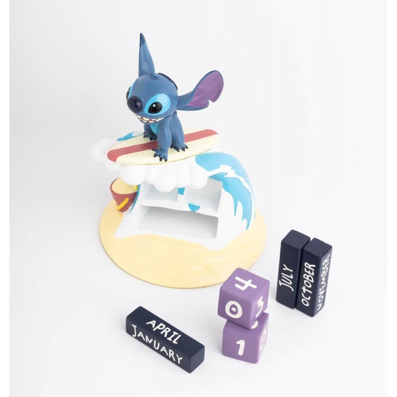 Stitch Surfer 3D Perpetual Calendar - Inspire Newquay