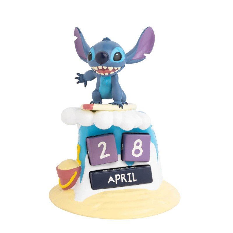 Stitch Surfer 3D Perpetual Calendar - Inspire Newquay