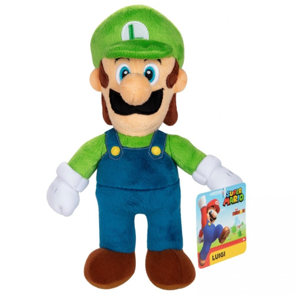 Super Mario 9" Plush Assorted - One Supplied at RANDOM - Inspire Newquay