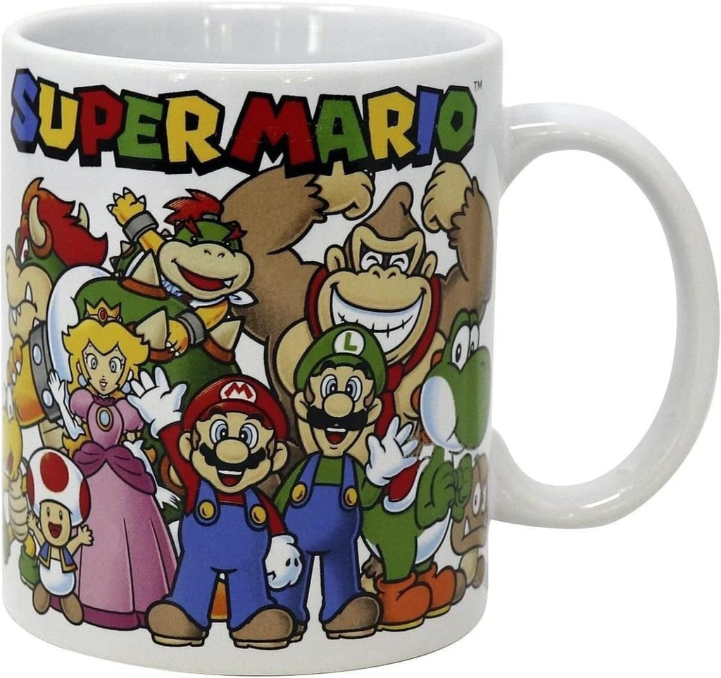 Super Mario Bumper Gift Set (Mug, Coaster, Keychain & Notebook) - Inspire Newquay