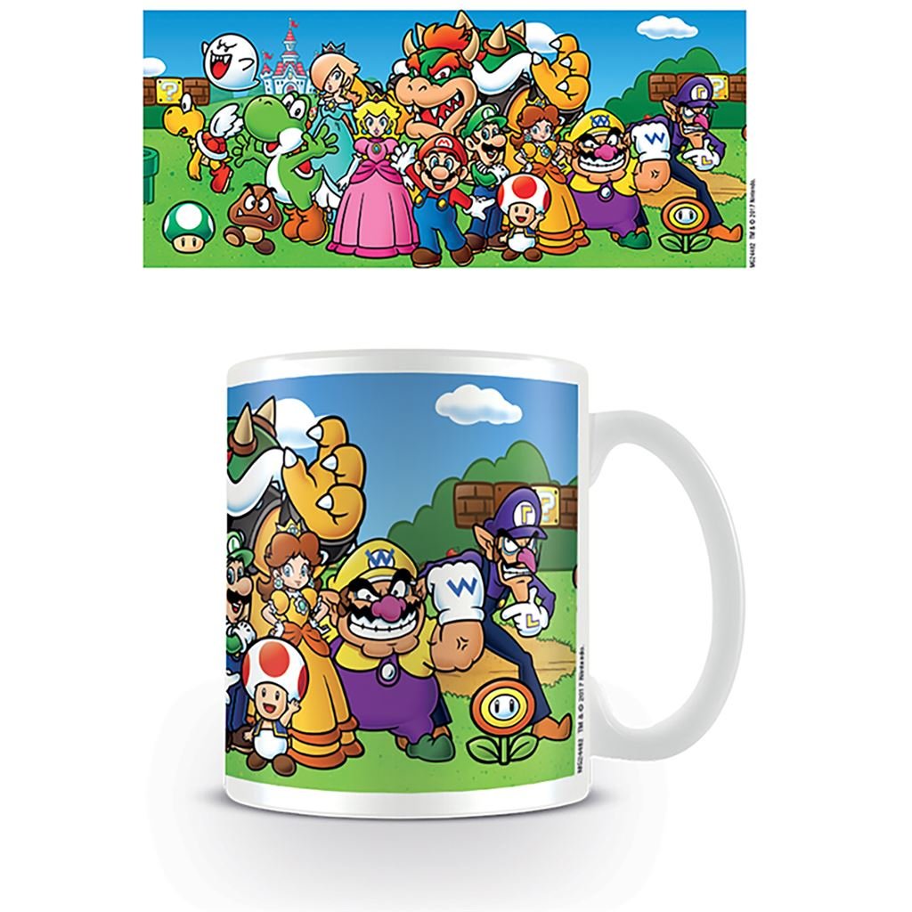 Super Mario (Characters) 11Oz/315Ml White Mug - Inspire Newquay