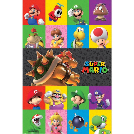 Super Mario (Characters) Maxi Poster - Inspire Newquay