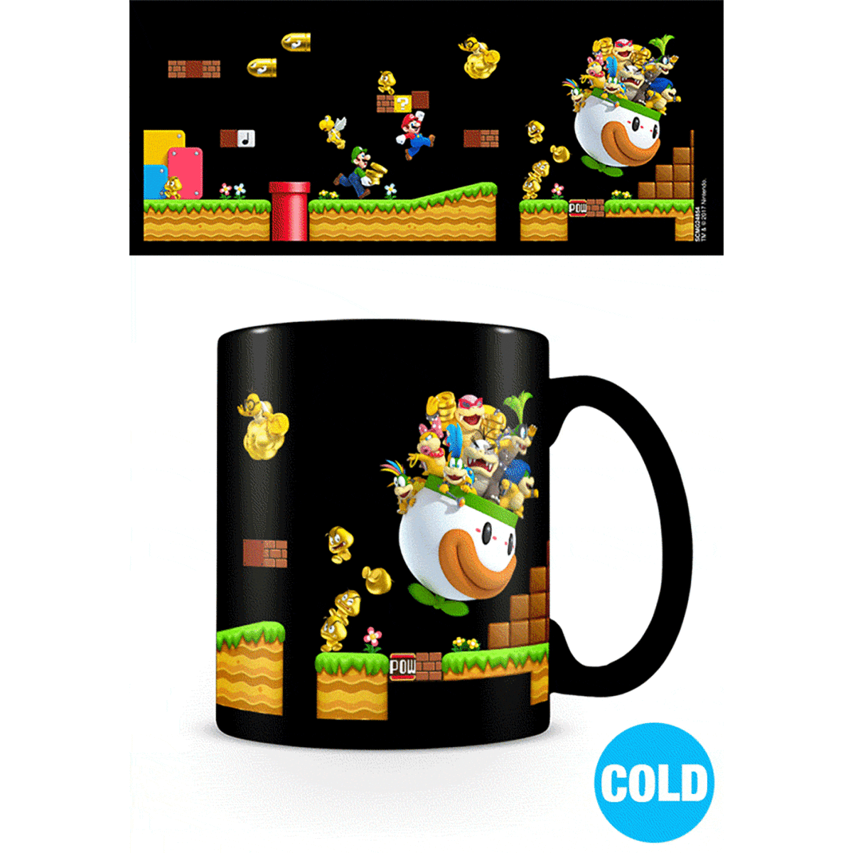 Super Mario (Gold Coin Rush) Heat Change Mug - Inspire Newquay