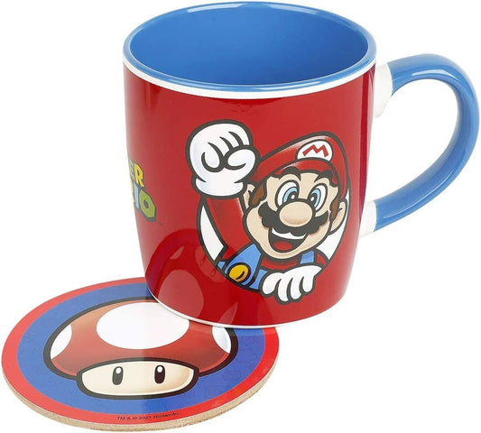 Super Mario Lets A Go Mug Tin Set - Inspire Newquay