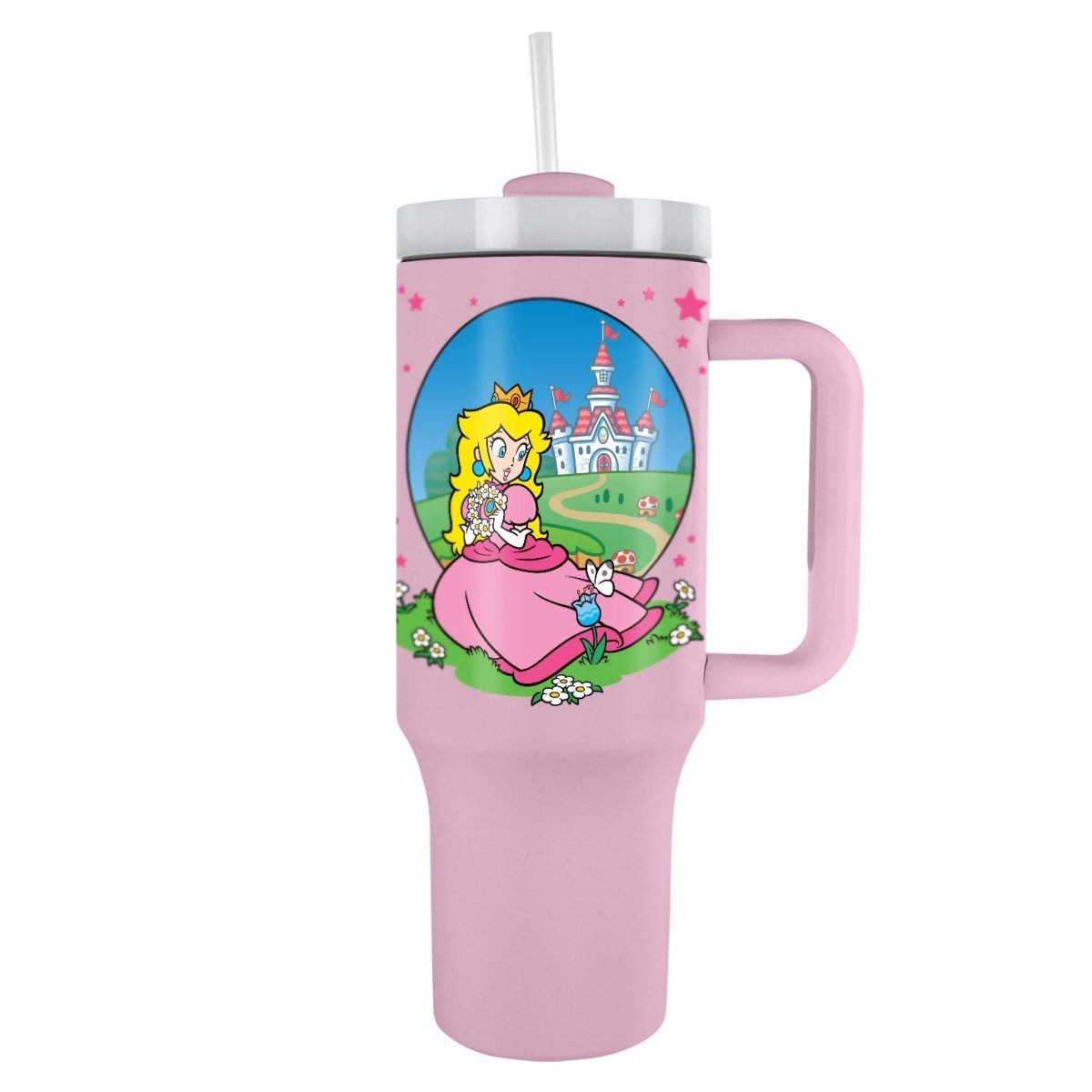 Super Mario (Peach) 40oz Tumbler - Inspire Newquay