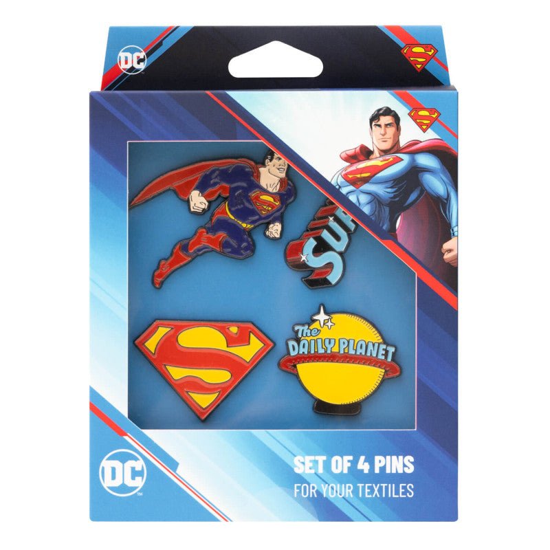 Superman DC Comics Pin Set - Inspire Newquay