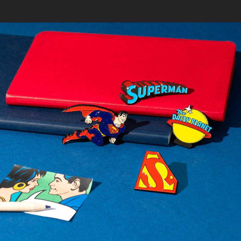 Superman DC Comics Pin Set - Inspire Newquay