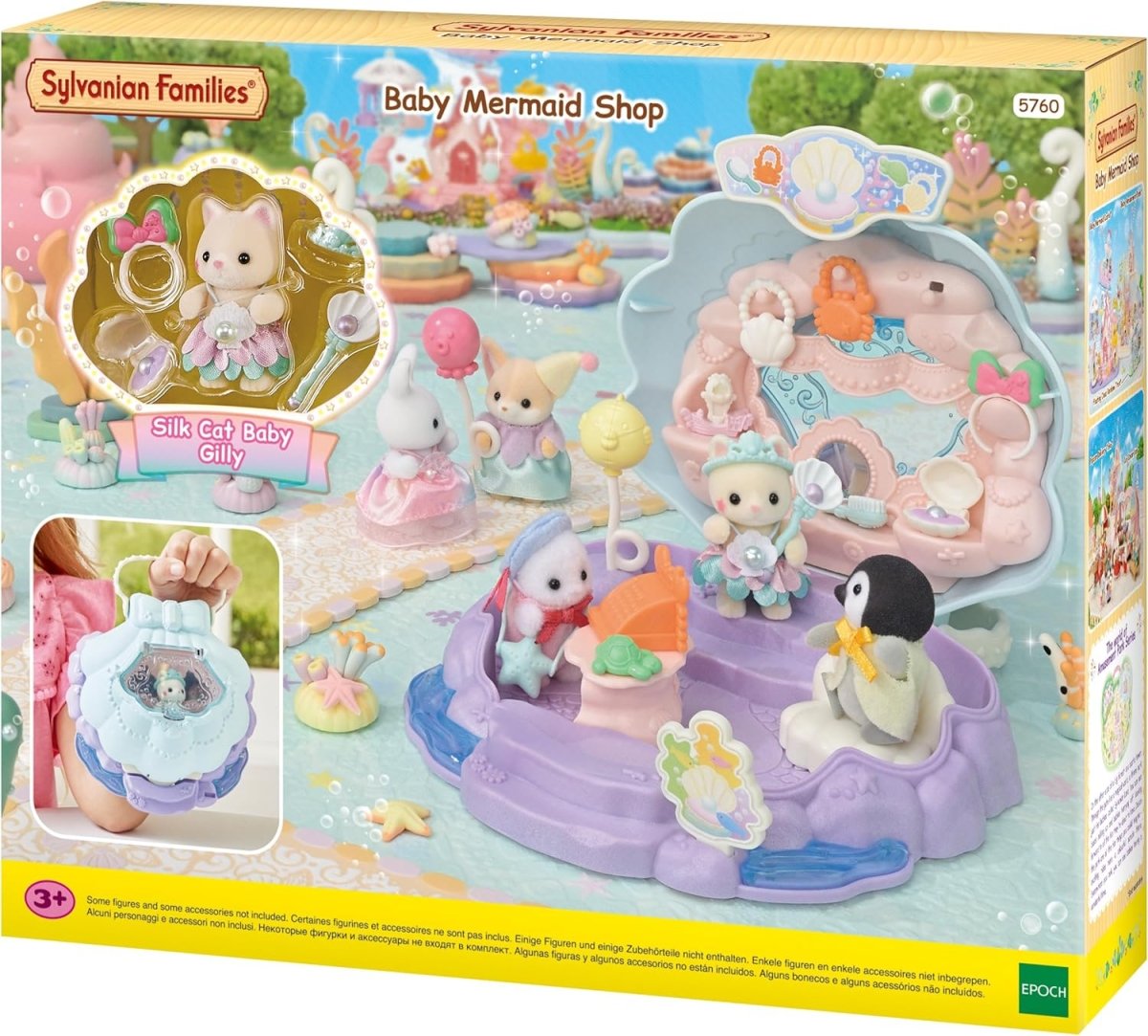 Sylvanian Families - Baby Mermaid Shop Dollhouse Playsets - Inspire Newquay