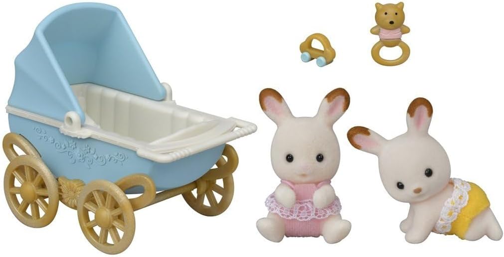 Sylvanian Families Chocolate Rabbit Twins Set - Inspire Newquay