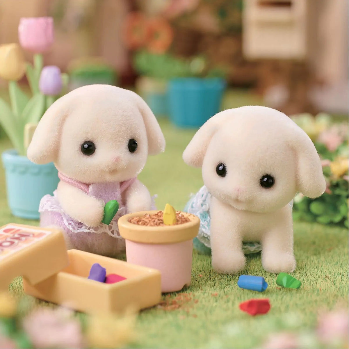 Sylvanian Families Flora Rabbit Twins - Inspire Newquay