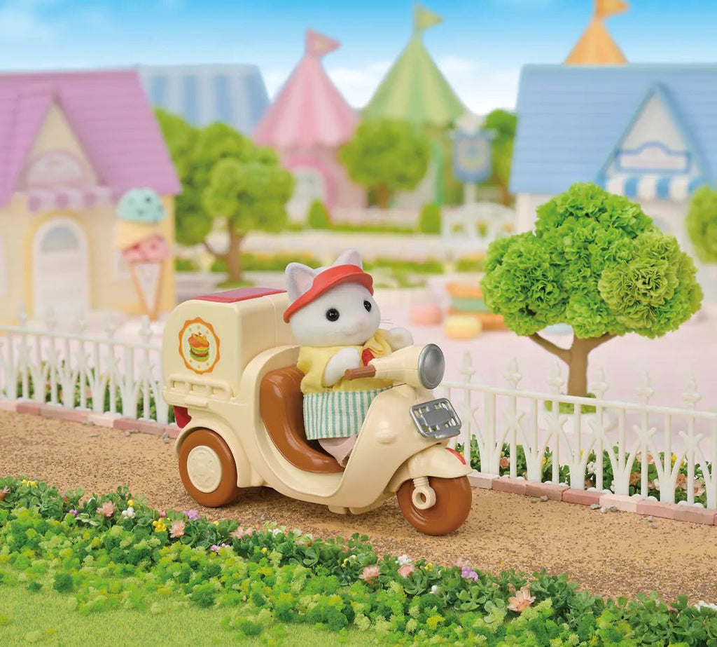 Sylvanian Families Hamburger Stand - Latte Cat Father - Inspire Newquay