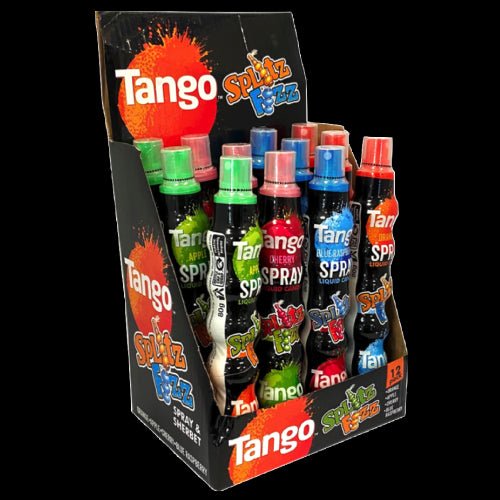 Tango Split Fizz Spray Liquid Candy 80g (Single Bottle - Flavour May Vary) - Inspire Newquay