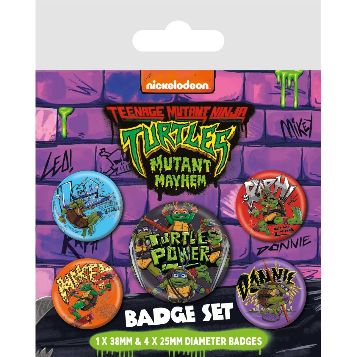 Teenage Mutant Ninja Turtles: Mutant Mayhem Badge Pack - Inspire Newquay