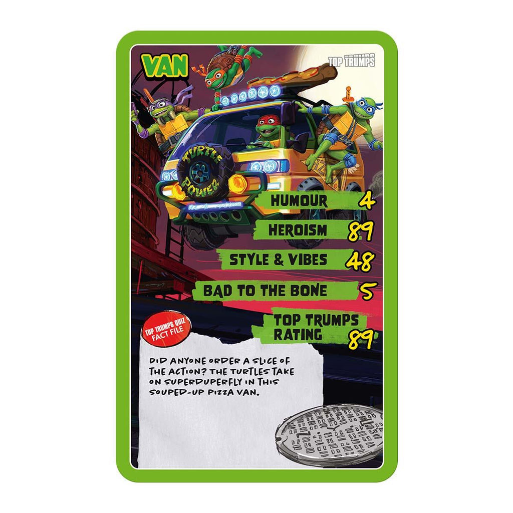 Teenage Mutant Ninja Turtles Top Trumps Card Game - Inspire Newquay