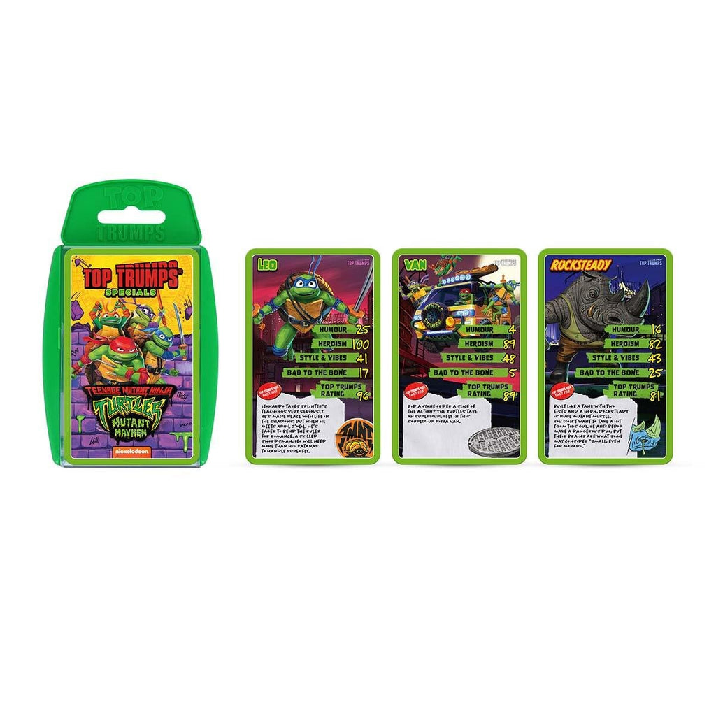 Teenage Mutant Ninja Turtles Top Trumps Card Game - Inspire Newquay