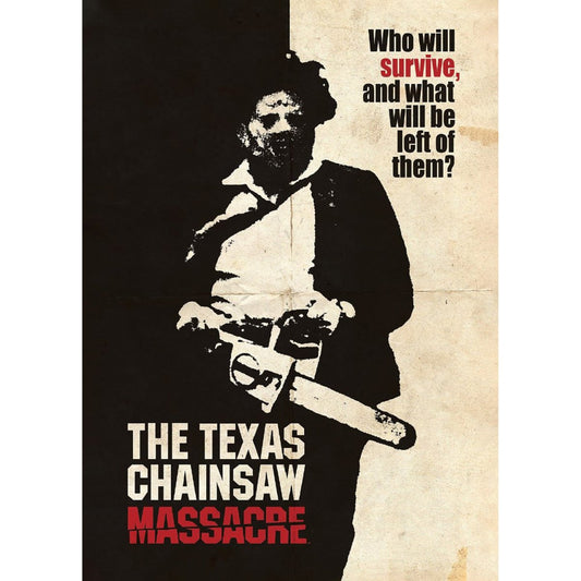 Texas Chainsaw Massacre (Who Will Survive) Postcard A6 - Inspire Newquay