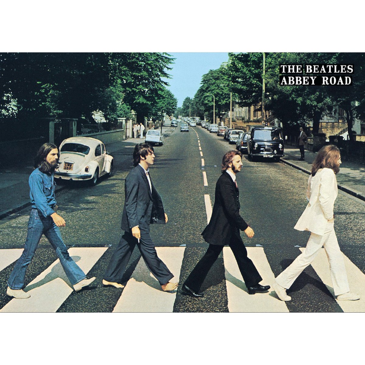 The Beatles (Abbey Road) Postcard Print A6 - Inspire Newquay