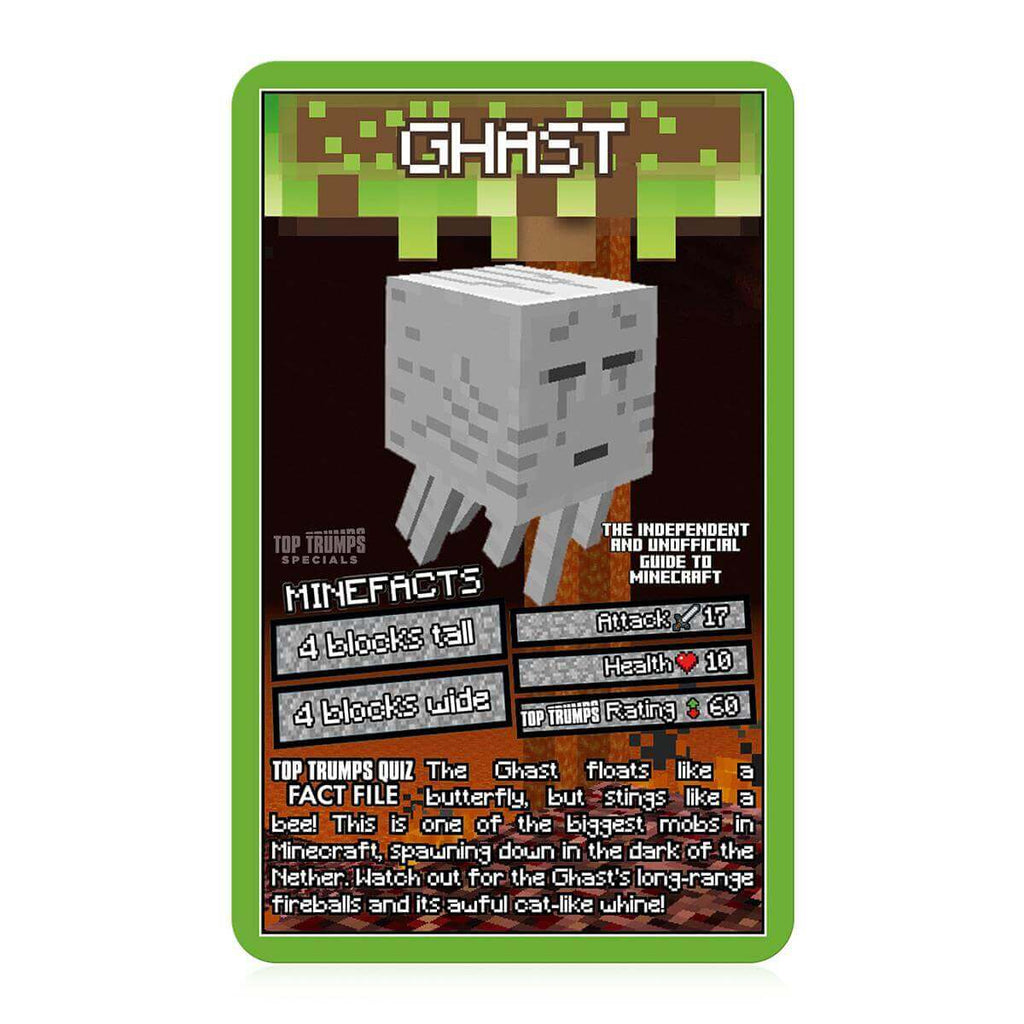 The Independent & Unofficial Guide to Minecraft Top Trumps Card Game - Inspire Newquay
