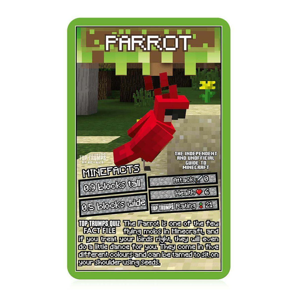 The Independent & Unofficial Guide to Minecraft Top Trumps Card Game - Inspire Newquay