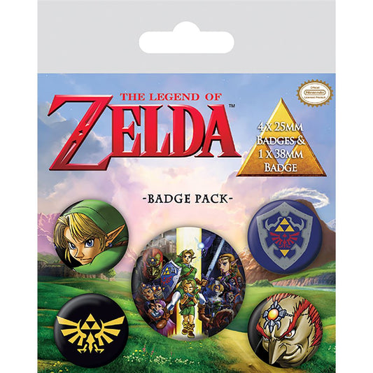 The Legend Of Zelda Badge Pack - Inspire Newquay