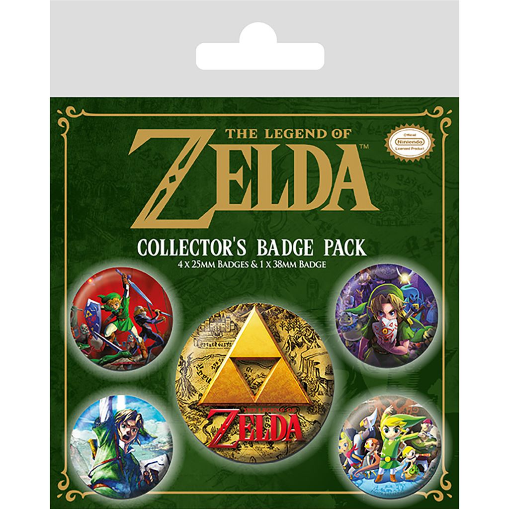 The Legend Of Zelda (Classics) Badge Pack - Inspire Newquay
