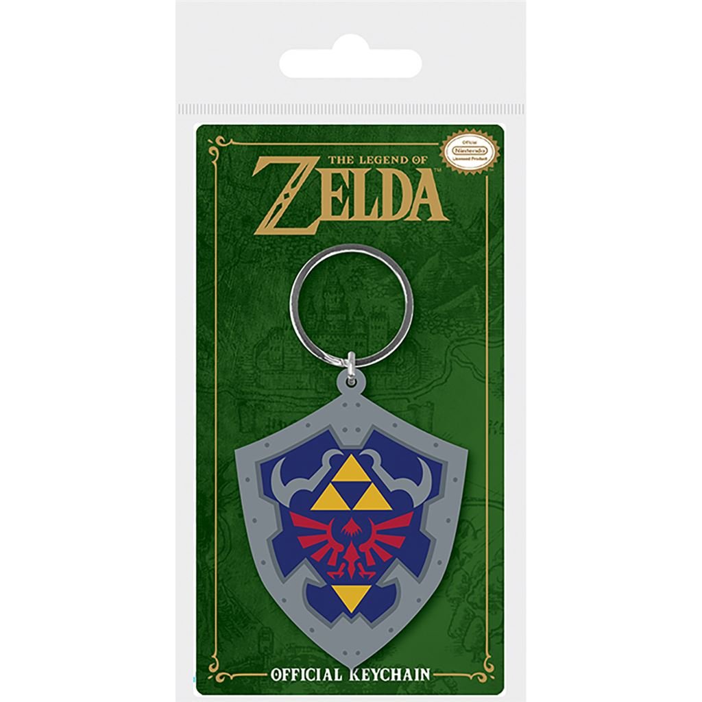 The Legend Of Zelda(Hylian Shield) Pvc Keychain - Inspire Newquay