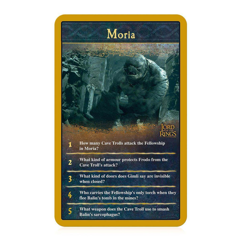 The Lord of the Rings Top Trumps Quiz Game Card Game - Inspire Newquay