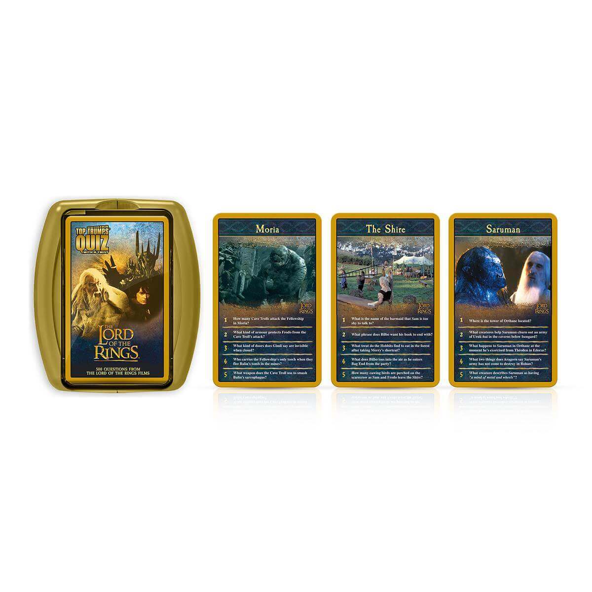 The Lord of the Rings Top Trumps Quiz Game Card Game - Inspire Newquay