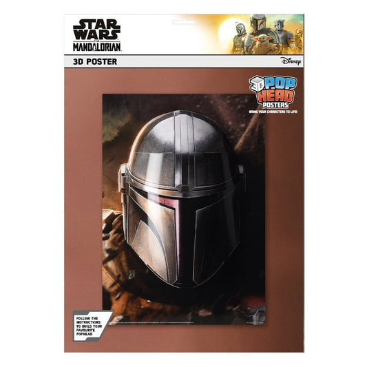 The Mandalorian (Mandalorian) 3D Poster (Popheads) - Inspire Newquay