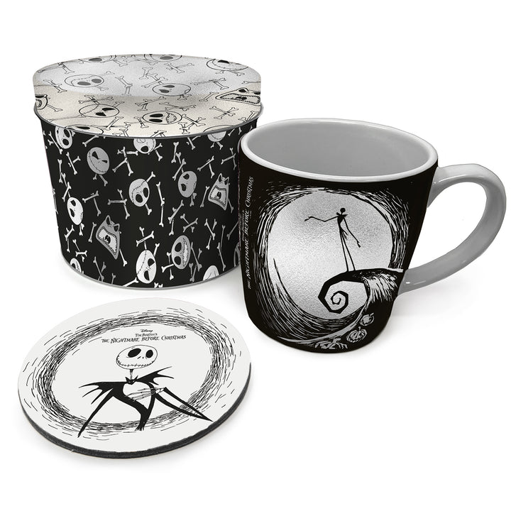The Nightmare Before Christmas Gift Set (Mug & Coaster In Keepsake Tin) - Inspire Newquay