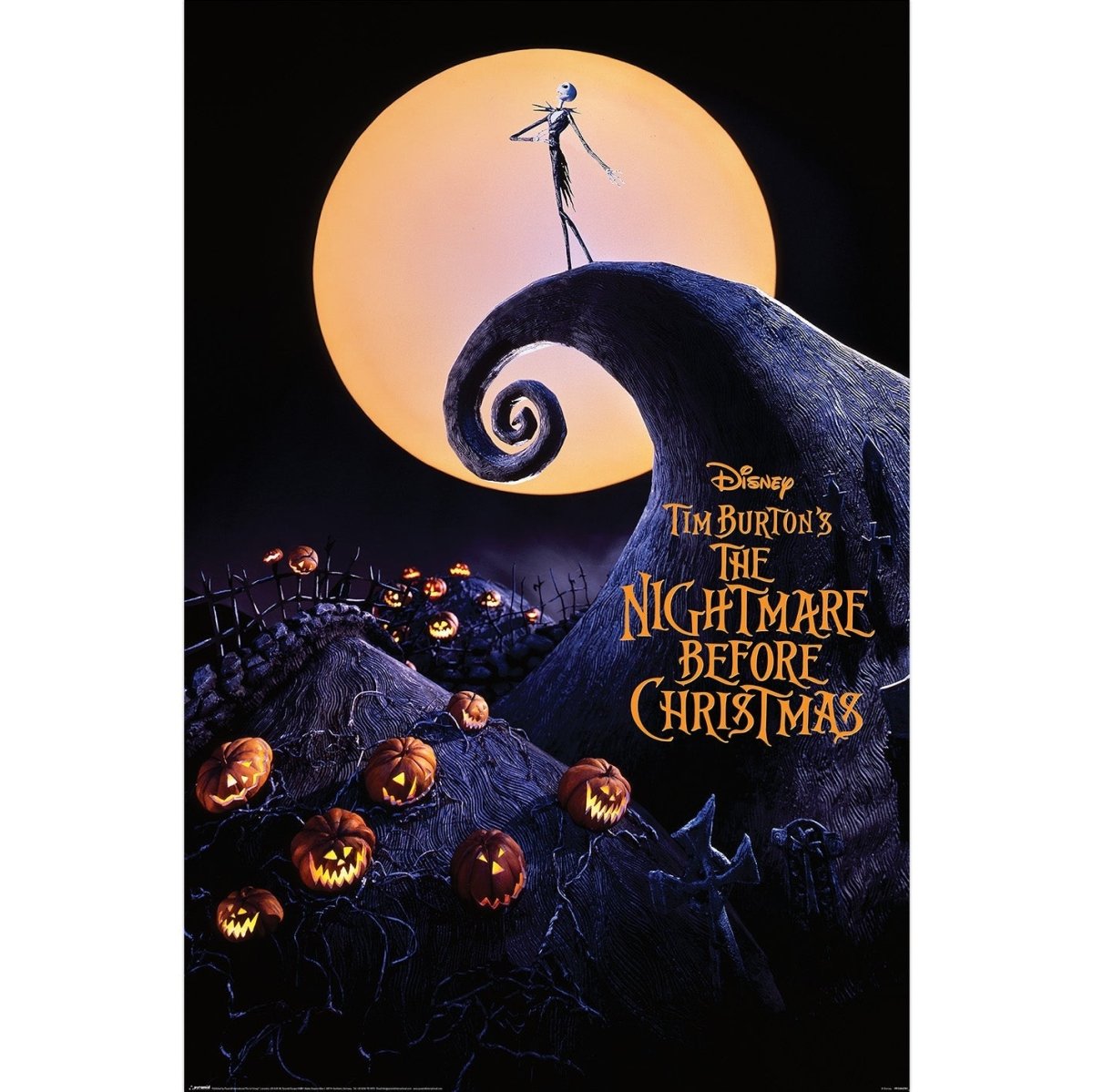 The Nightmare Before Christmas (One Sheet Art) 61x91.5cm Maxi Poster - Inspire Newquay