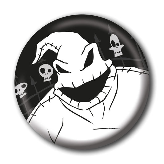 The Nightmare Before Christmas (Oogie Boogie) 25Mm Badge - Inspire Newquay