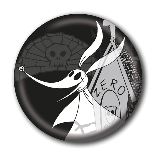 The Nightmare Before Christmas (Zero) 25Mm Badge - Inspire Newquay