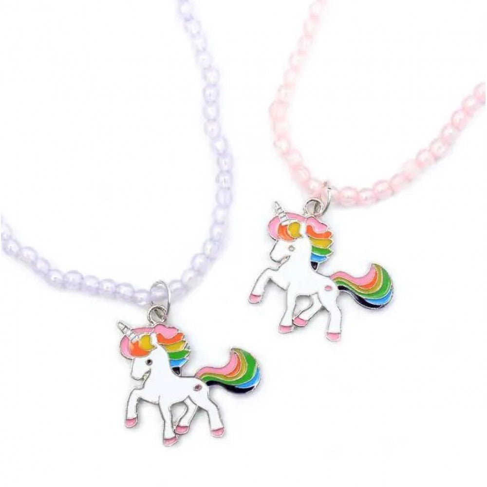 Unicorn Pendant Beaded Necklace (1 Random Supplied) - Inspire Newquay