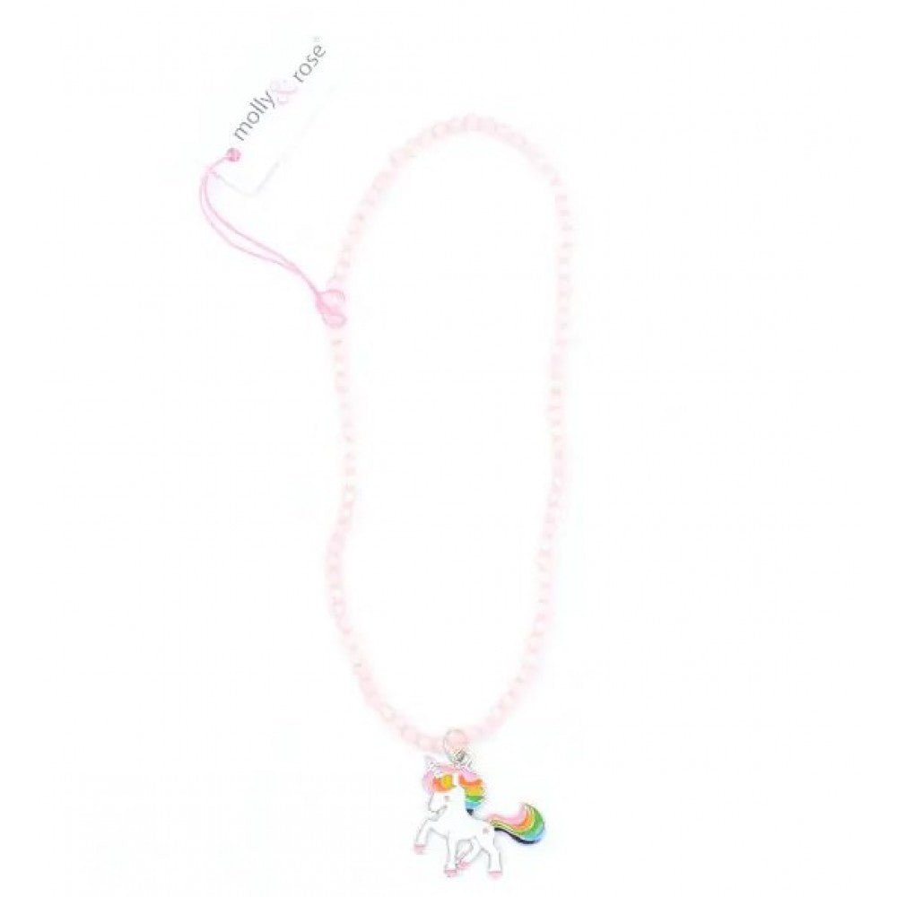 Unicorn Pendant Beaded Necklace (1 Random Supplied) - Inspire Newquay