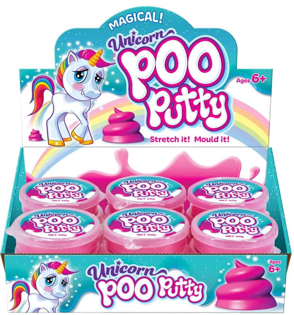 Unicorn Poo Pink Glitter Slime Putty - Inspire Newquay