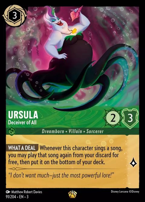 Ursula - Deceiver of All (V.1) NM Pack Fresh - Inspire Newquay